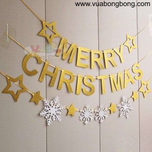 Banner Merry Christmas giáng sinh noel